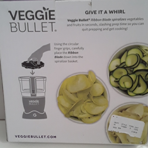 Veggie Bullet Ribbon Blade - Picture 2 of 7